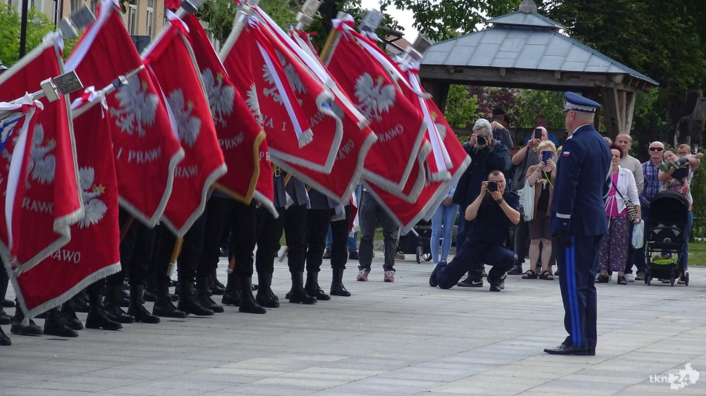Wojewódzkie obchody Święta Policji w Końskich. Relacja wideo i foto