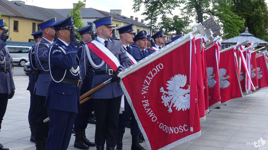 Wojewódzkie obchody Święta Policji w Końskich. Relacja wideo i foto