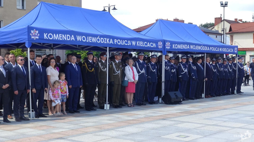 Wojewódzkie obchody Święta Policji w Końskich. Relacja wideo i foto