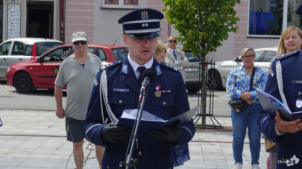 Wojewódzkie obchody Święta Policji w Końskich. Relacja wideo i foto