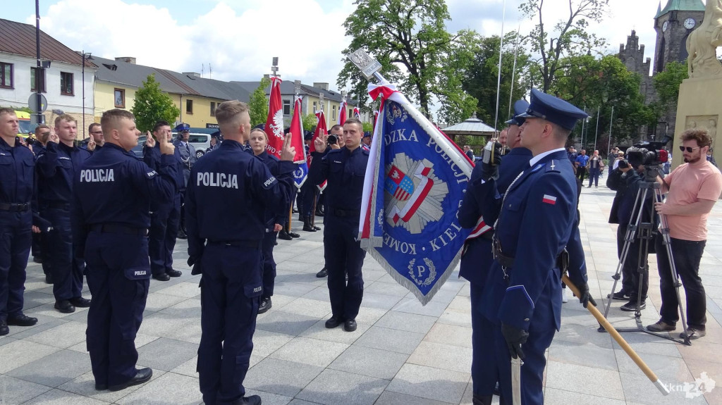 Wojewódzkie obchody Święta Policji w Końskich. Relacja wideo i foto