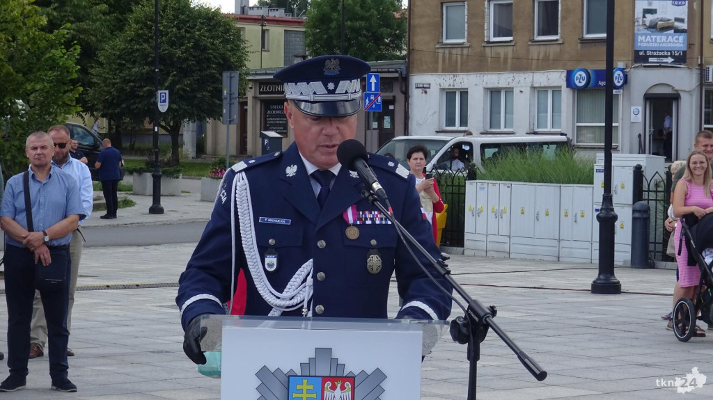 Wojewódzkie obchody Święta Policji w Końskich. Relacja wideo i foto