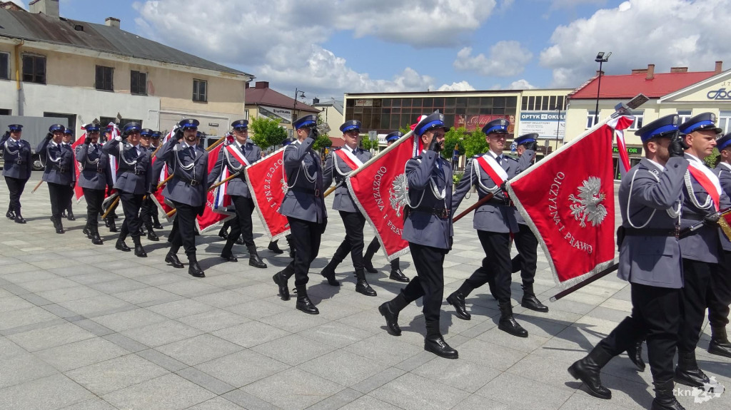 Wojewódzkie obchody Święta Policji w Końskich. Relacja wideo i foto