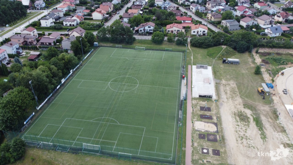 Końskie: Już widać lekkoatletyczny obiekt! [wideo, zdjęcia]