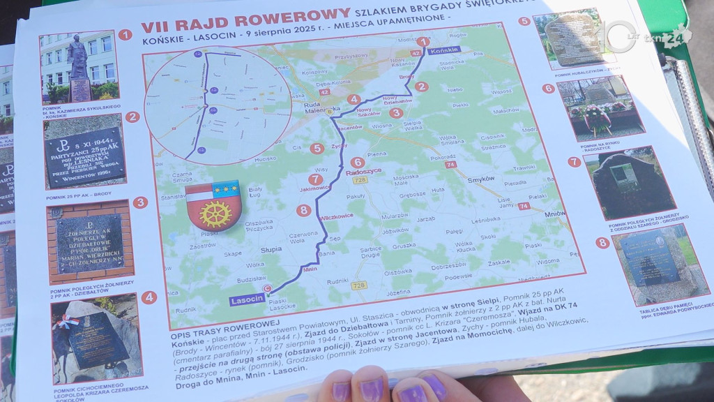 Po raz siódmy pojechali Szlakiem Brygady Świętokrzyskiej NSZ [wideo, zdjęcia]