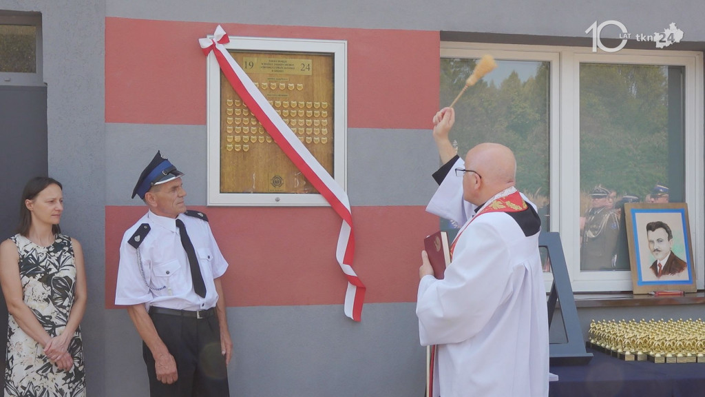 Upamiętnili  zmarłych strażaków. Pierwsza taka uroczystość w regionie [wideo, zdjęcia]