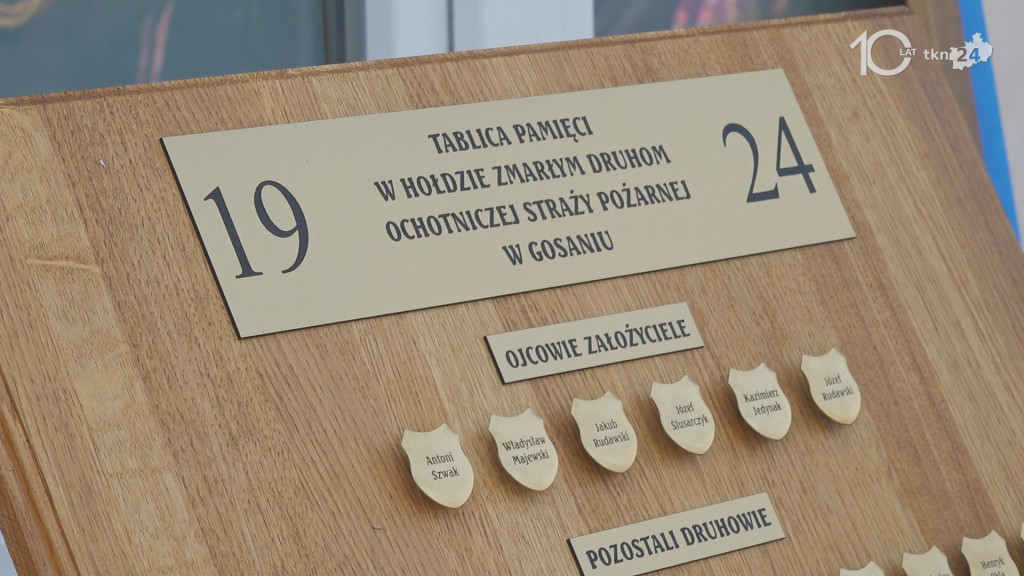 Upamiętnili  zmarłych strażaków. Pierwsza taka uroczystość w regionie [wideo, zdjęcia]