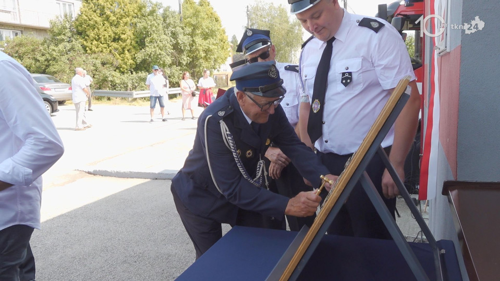 Upamiętnili  zmarłych strażaków. Pierwsza taka uroczystość w regionie [wideo, zdjęcia]