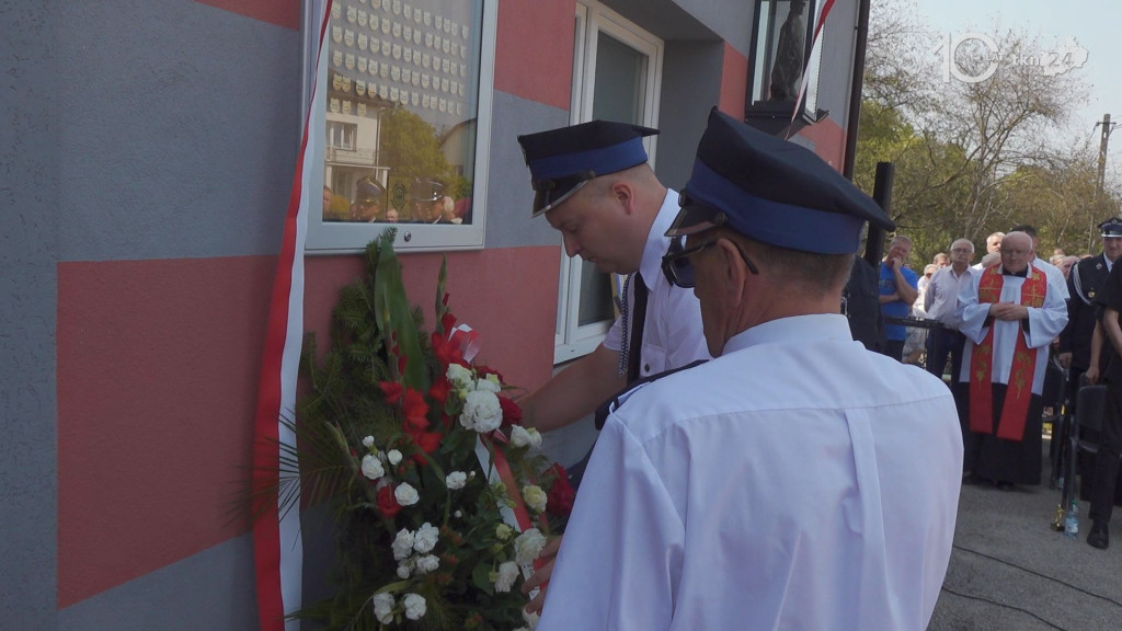 Upamiętnili  zmarłych strażaków. Pierwsza taka uroczystość w regionie [wideo, zdjęcia]