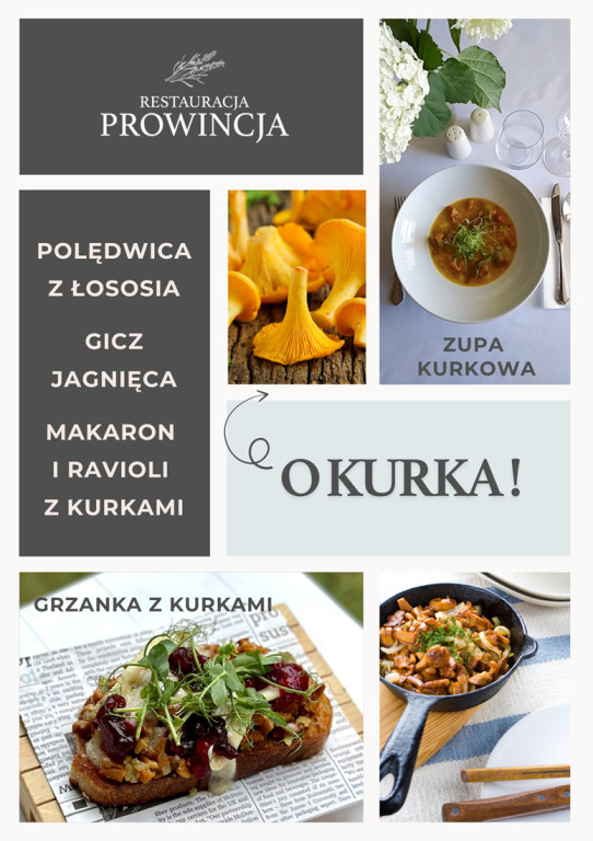 Sezon na kurki trwa. Zaprasza Restauracja Prowincja [zdjęcia]