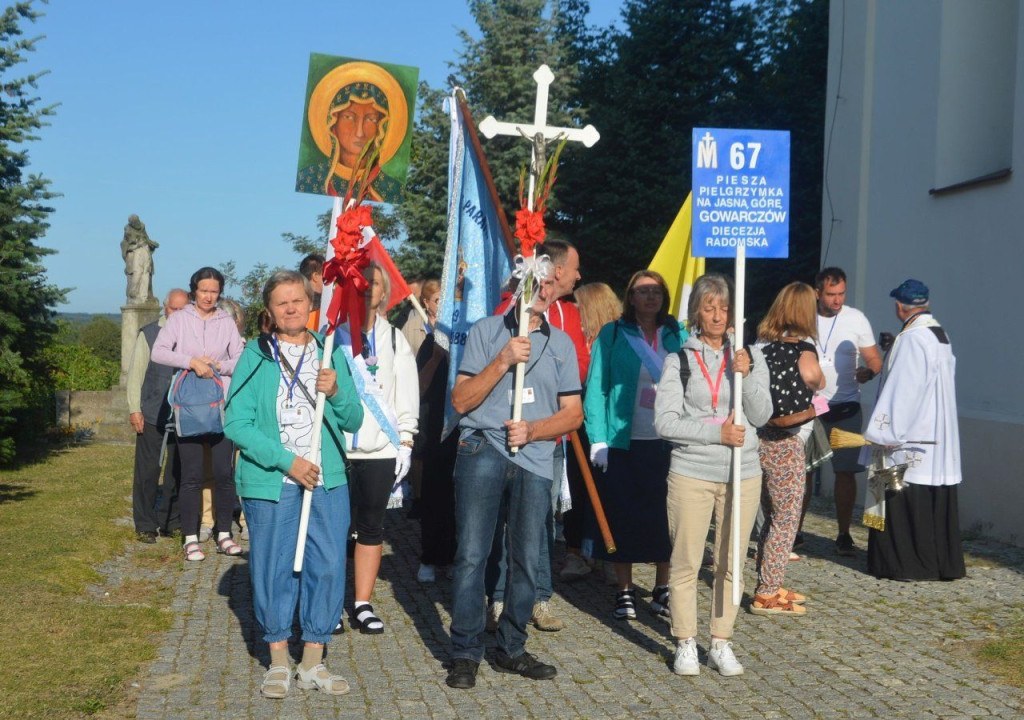 67. Piesza Pielgrzymka z Gowarczowa. Zobaczcie zdjęcia z wyjścia i z Częstochowy