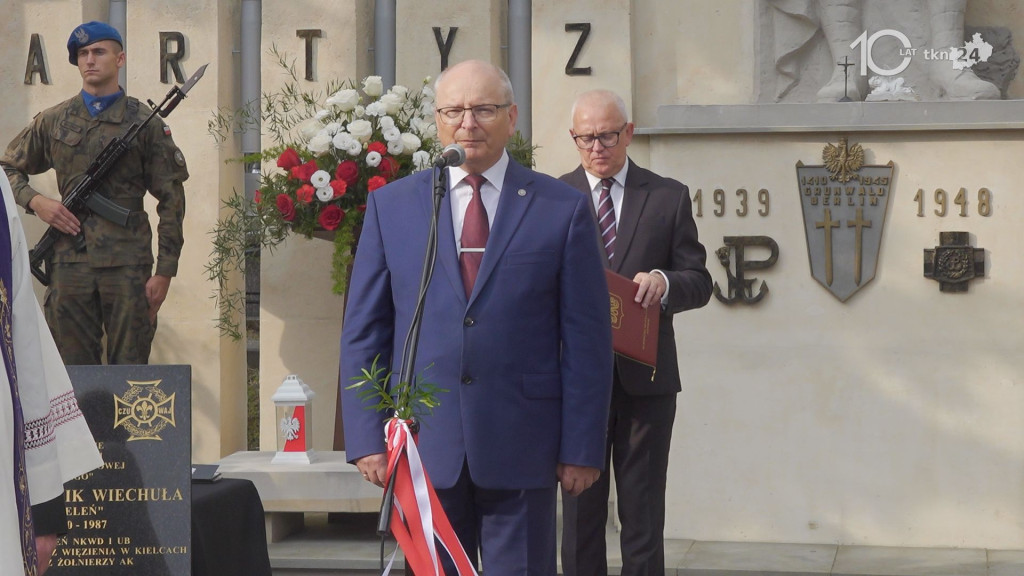 Sobotnie obchody Koneckiego Września 2025. Uroczystość przy Pomniku Partyzantów [wideo, zdjęcia]