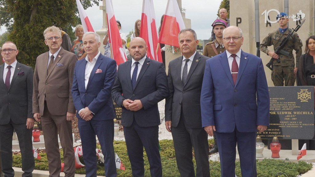 Sobotnie obchody Koneckiego Września 2025. Uroczystość przy Pomniku Partyzantów [wideo, zdjęcia]