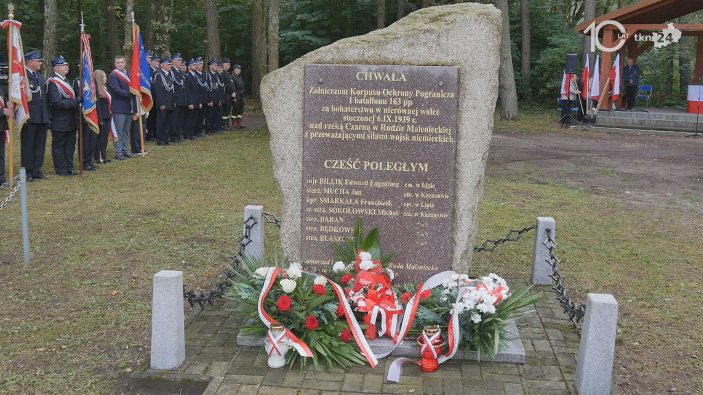 Ruda Maleniecka uczciła 86. rocznicę wrześniowych walk nad rzeką Czarną [wideo, zdjęcia]