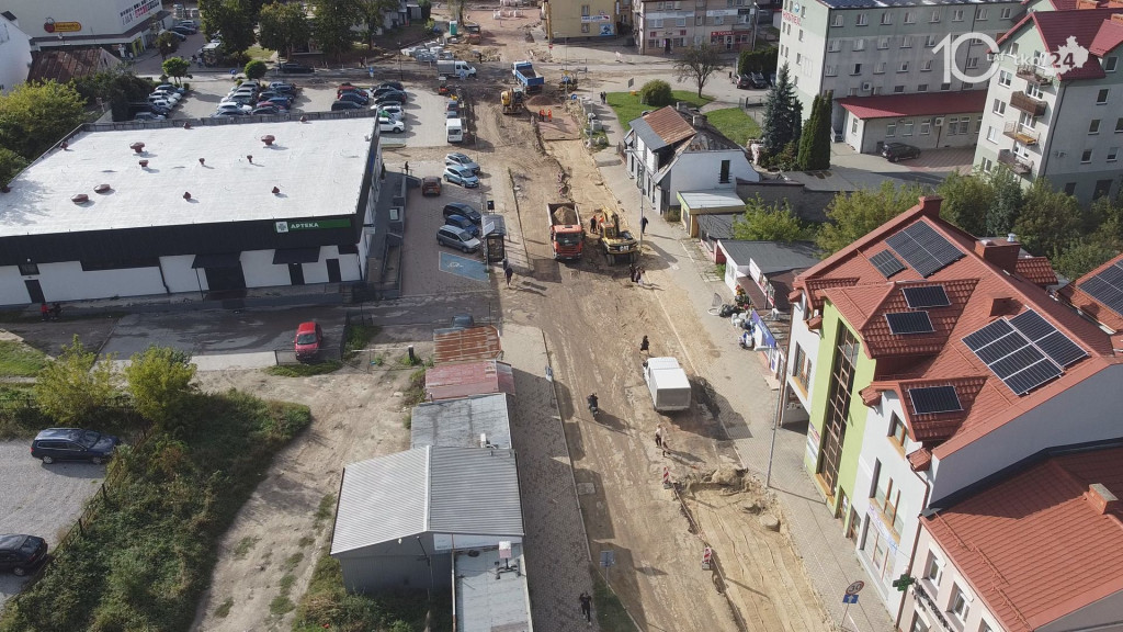 Drogowa przemiana centrum Końskich. Zobaczcie ujęcia z drona