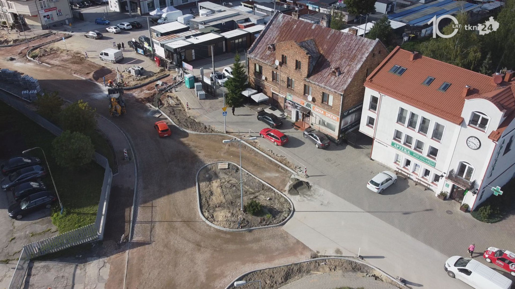 Drogowa przemiana centrum Końskich. Zobaczcie ujęcia z drona