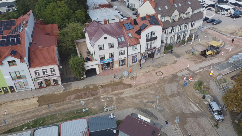 Drogowa przemiana centrum Końskich. Zobaczcie ujęcia z drona