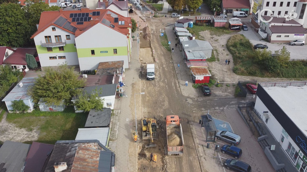 Drogowa przemiana centrum Końskich. Zobaczcie ujęcia z drona