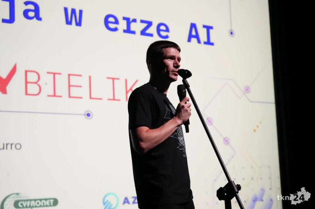 O sztucznej inteligencji w edukacji opowiadał twórca polskiego modelu Bielik [wideo, zdjęcia]