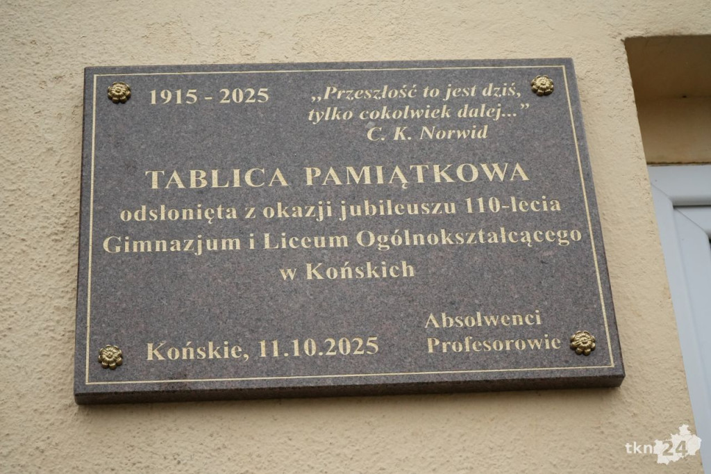 110 lat tradycji i wspomnień. Jubileusz I LO im. KEN w Końskich [wideo, zdjęcia]
