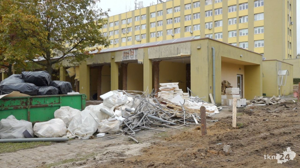 Trwa rozbudowa Zakładu Opiekuńczo-Leczniczego w koneckim szpitalu [wideo, zdjęcia]