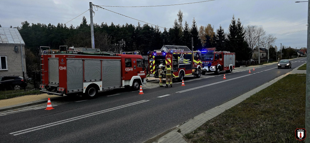 Pożar domowej kotłowni w Plennej [zdjęcia]