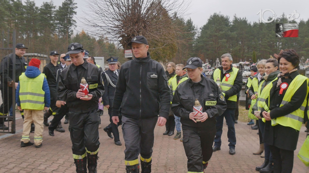 Święto Niepodległości w bezpiecznej formie. Patriotyczny dzień w gminie Ruda Maleniecka [wideo, zdjęcia]
