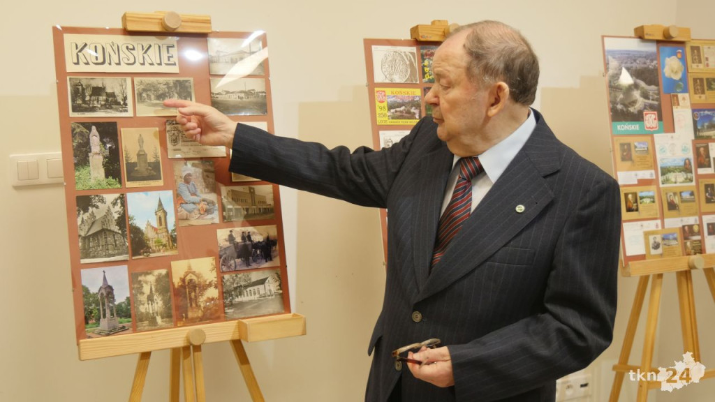 90 lat koneckiego PTTK-u. Na początek wystawa kartek pocztowych prezentujących Konecczyznę [wideo, zdjęcia]