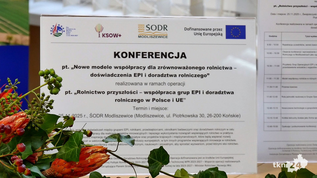 Konferencja o grupach operacyjnych EPI i doradztwie rolniczym w ŚODR Modliszewice [wideo, zdjęcia]
