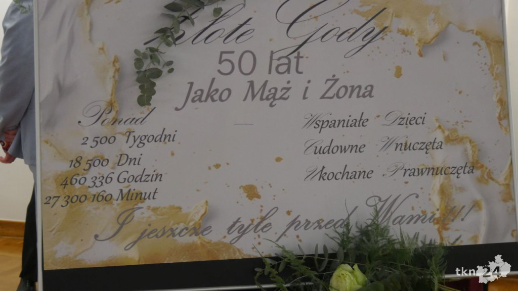 Końskie: 17 par świętowało Złote Gody [wideo, zdjęcia]