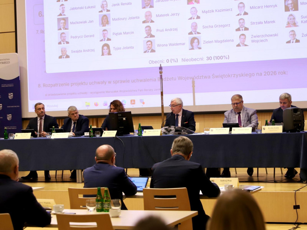 Województwo Świętokrzyskie z budżetem na 2026 rok [zdjęcia]