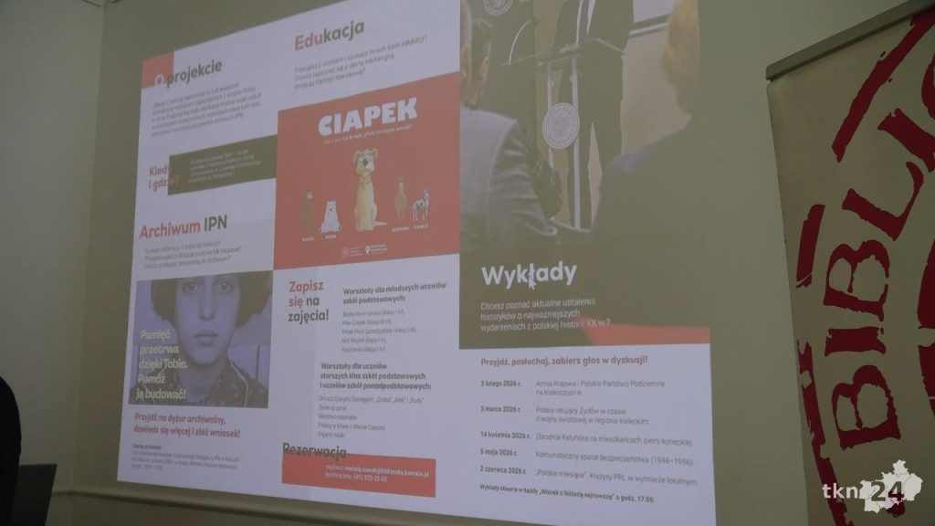 Wtorki z historią najnowszą w Końskich. Akcja IPN-u i Biblioteki Publicznej [wideo, zdjęcia]