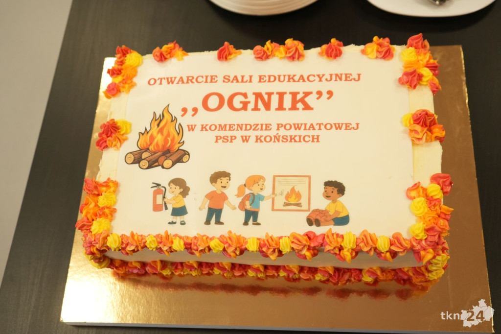Edukacyjna sala Ognik w nowej komendzie straży w Końskich już otwarta! [wideo, zdjęcia]