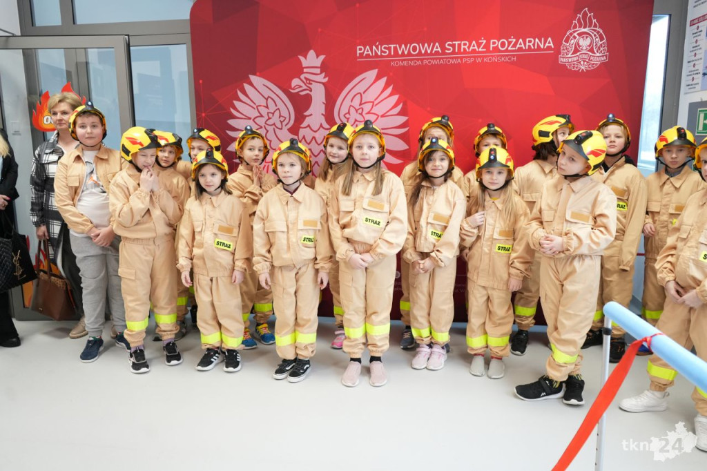 Edukacyjna sala Ognik w nowej komendzie straży w Końskich już otwarta! [wideo, zdjęcia]