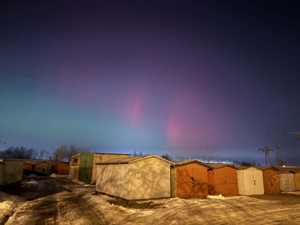 Zorza polarna nad Końskimi! Zobaczcie zdjęcia mieszkańców [zdjęcia]