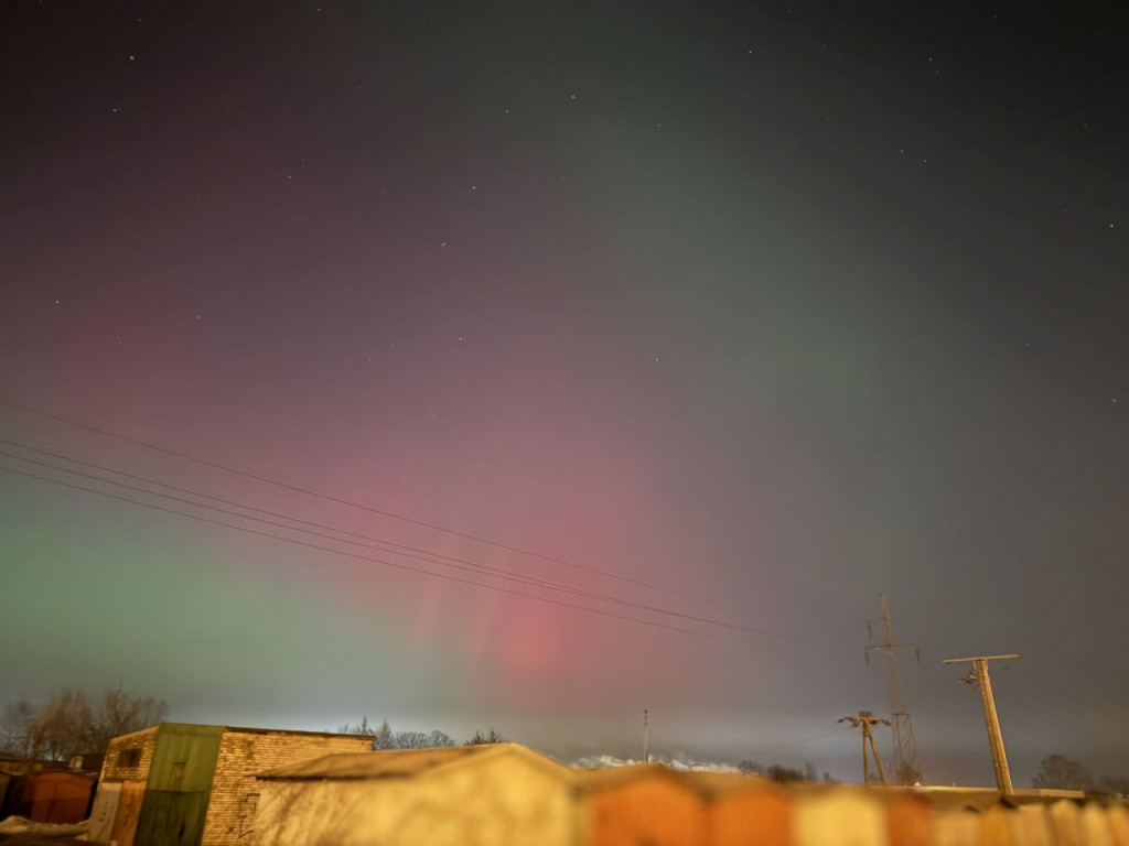 Zorza polarna nad Końskimi! Zobaczcie zdjęcia mieszkańców [zdjęcia]