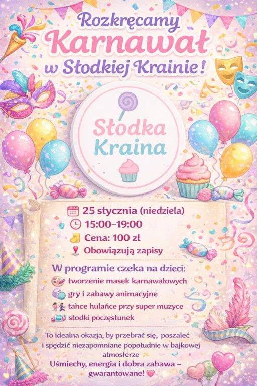 Nowe bajkowe miejsce dla dzieci i rodziców w Końskich! Zobaczcie zdjęcia nowej bawialni! Bawialnia Słodka Kraina