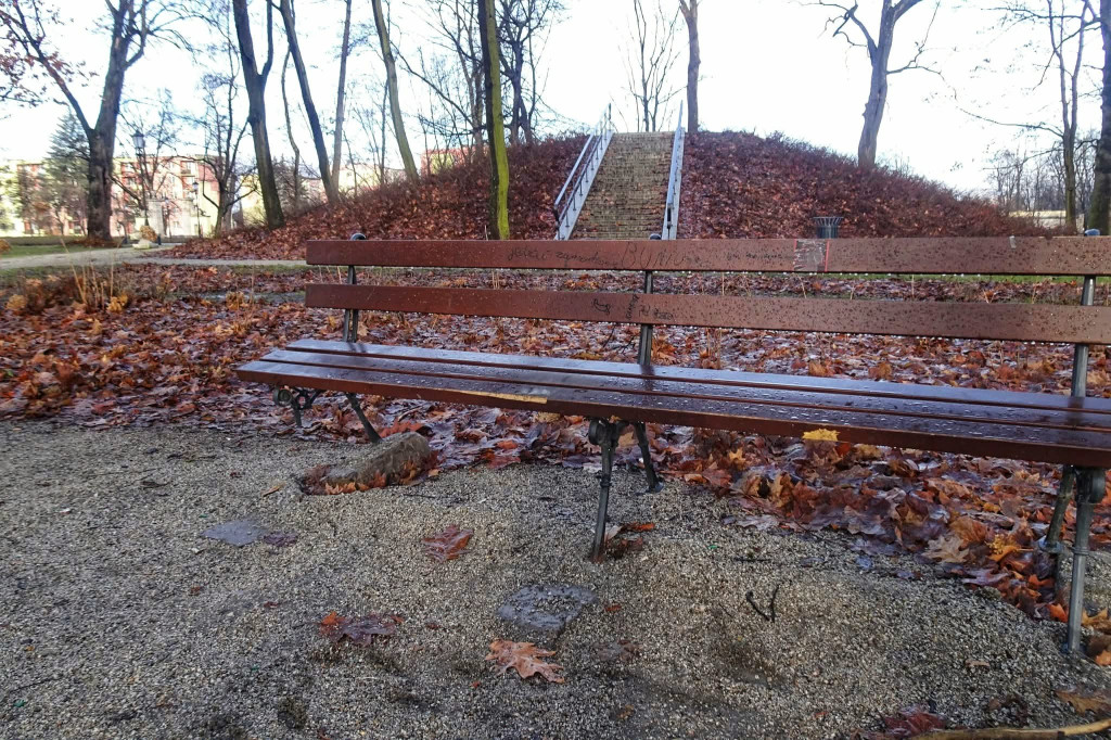 Wandalizm w parku. List do burmistrza Końskich