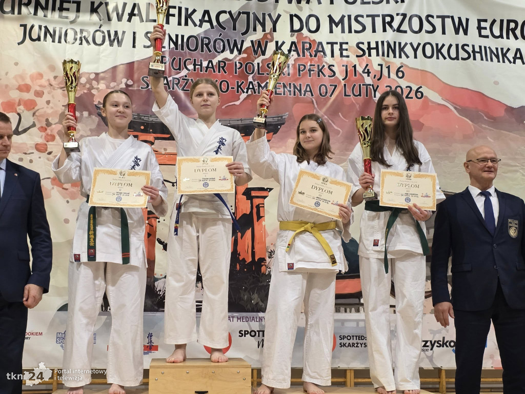 Karatecy z Końskich  na turnieju w Skarżysku