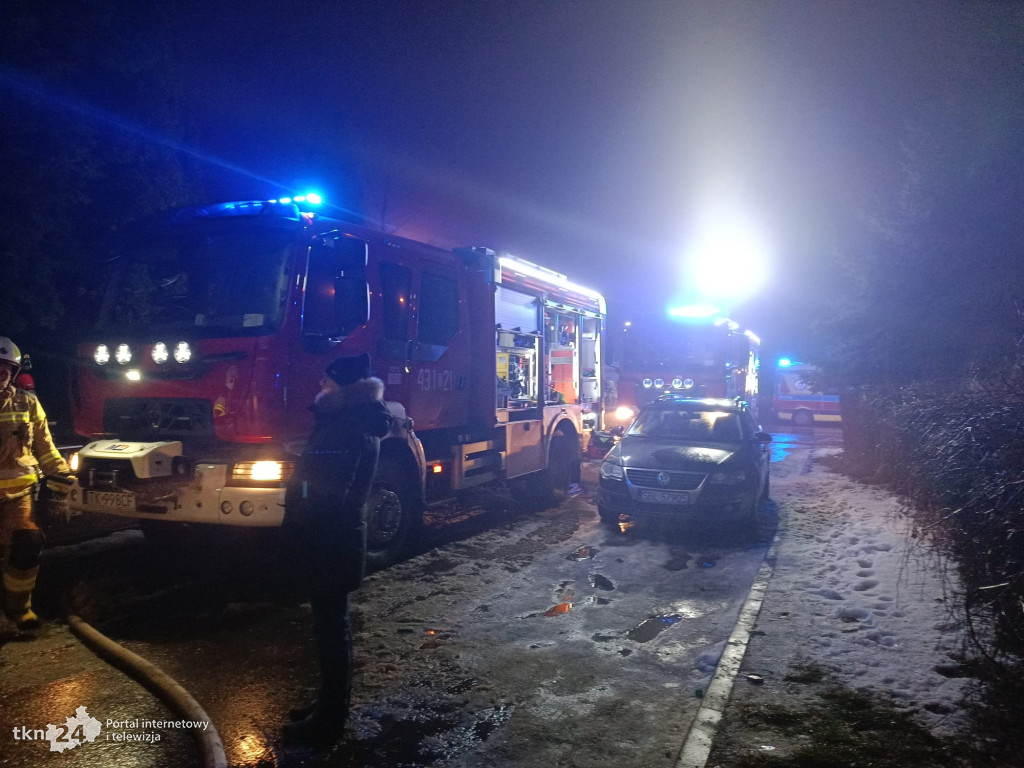 Końskie: Pożar w tak zwanym hotelu. 40 osób ewakuowano
