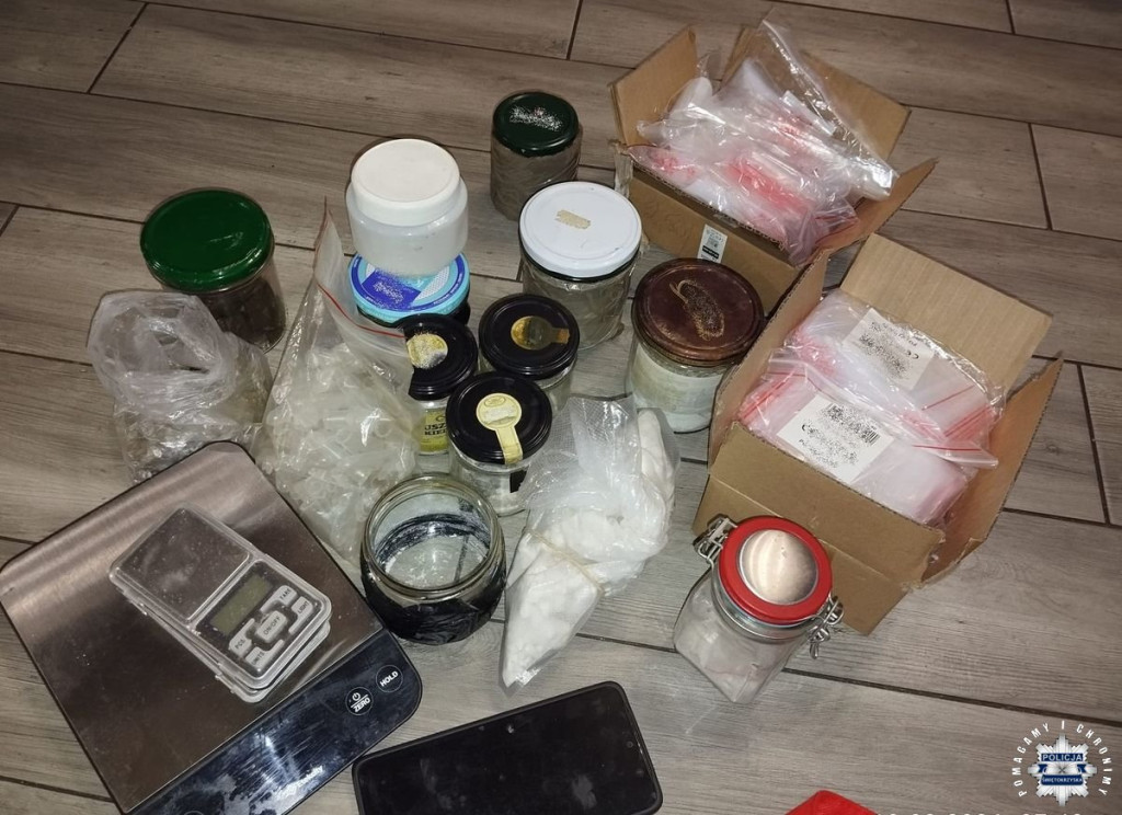 Duża ilość narkotyków zabezpieczona u Radoszyczanina
