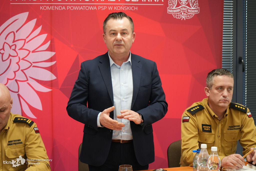 Komenda Powiatowa PSP w Końskich podsumowała rok działań i interwencji