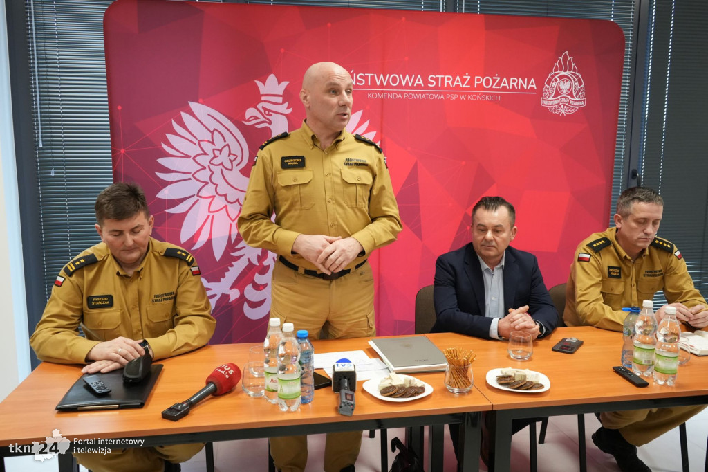 Komenda Powiatowa PSP w Końskich podsumowała rok działań i interwencji