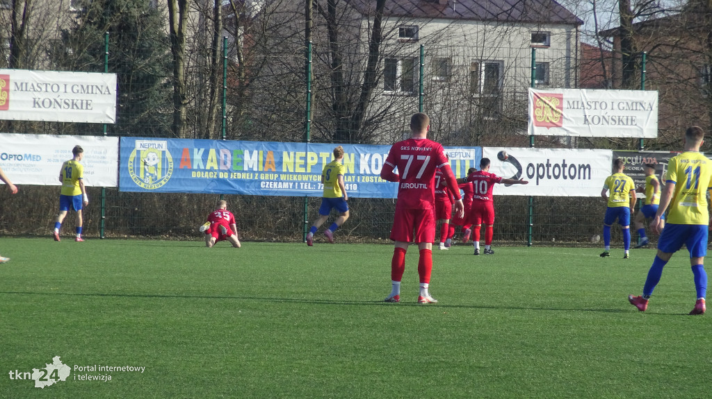 Neptun Końskie - GKS Nowiny 1:1 na start rundy wiosennej