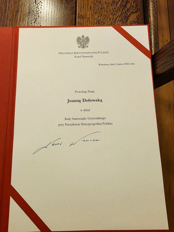 Burmistrz Gowarczowa powołana do Rady ds. Samorządu Terytorialnego