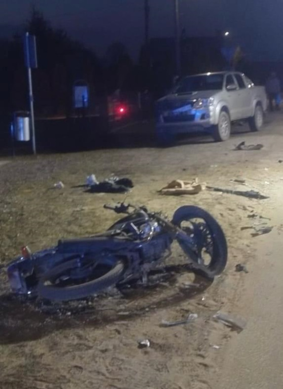 Wypadek z udziałem nastolatka na motorowerze. Lotnicze Pogotowie w akcji