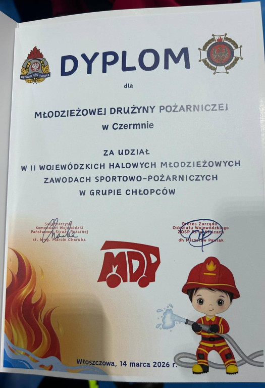 Czermno i Fałków w Młodzieżowych Wojewódzkich Zawodach Pożarniczych