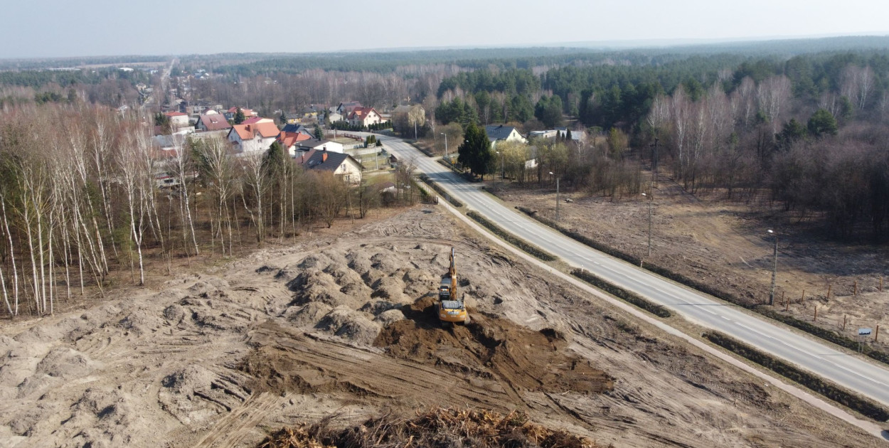 Trwa budowa północnej obwodnicy Końskich