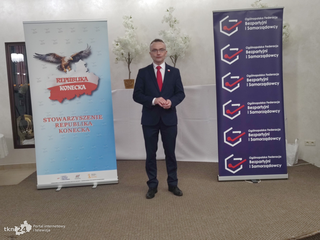 Marek Woch w Końskich. Spotkanie z mieszkańcami i zawiązanie struktur Bezpartyjnych i Samorządowców