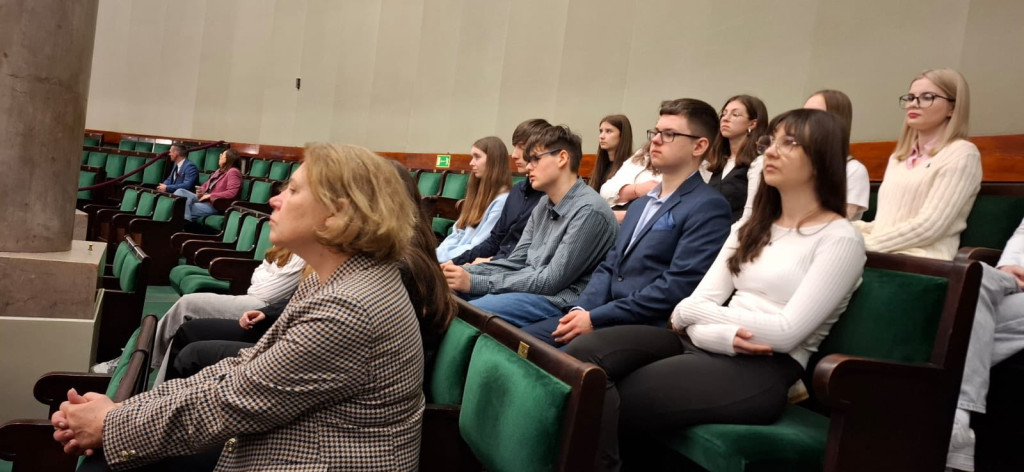 Licealiści z I LO z wizytą w Sejmie RP